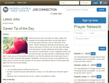 Tablet Screenshot of faithfulcentral.thejobconnection.org